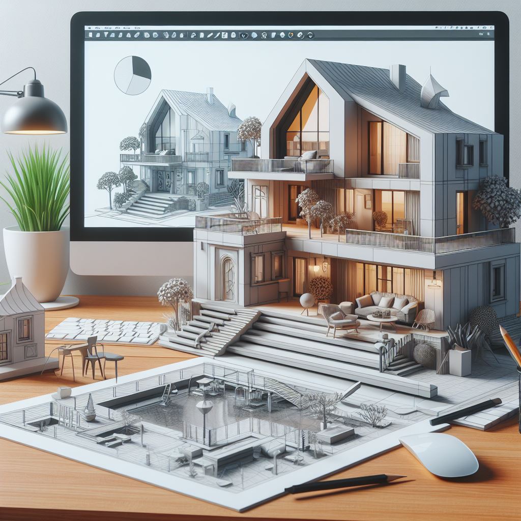 Manipulation sur logiciel sketchup + 3DS max Et rendus V-Ray